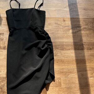 Gianni Bini black asymmetrical dress, size 2, nwot